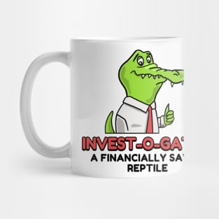Alligator Invest-O-Gator finance savvy reptile Mug
